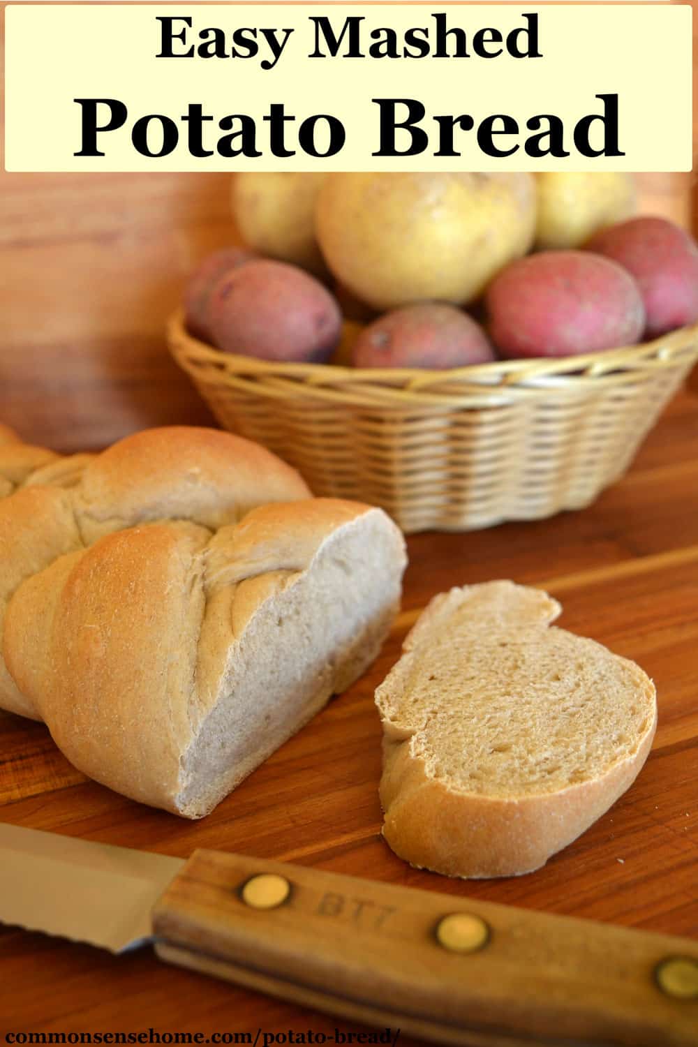 Soft Homemade Potato Bread Recipe - Attainable Sustainable