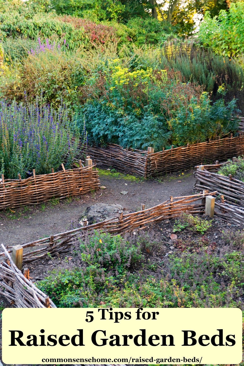 wicker raised beds