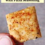 pizza flavored sourdough cracker