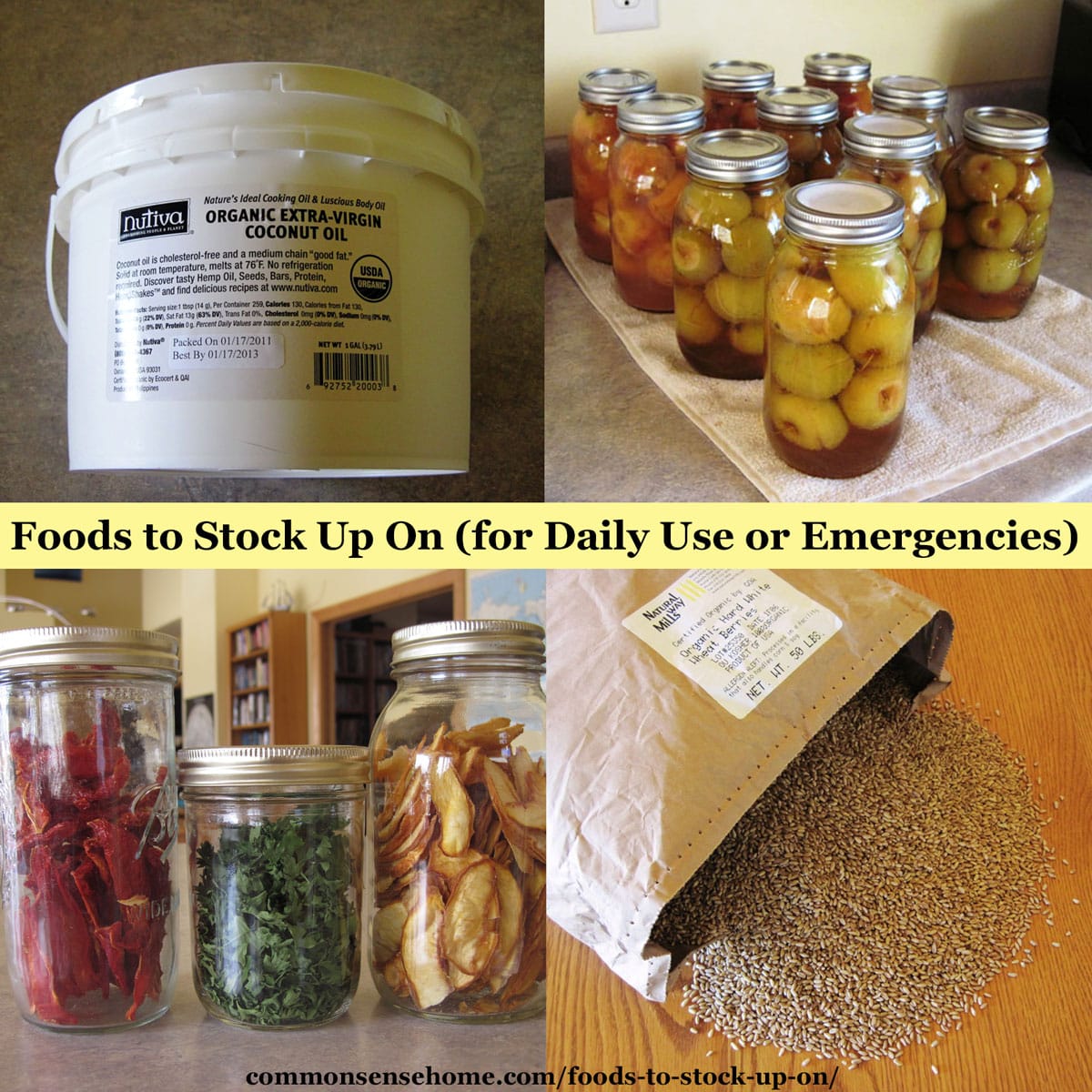 Household & food supplies (stock up lists) - Family Food on the Table