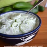 creamy cucumber salad