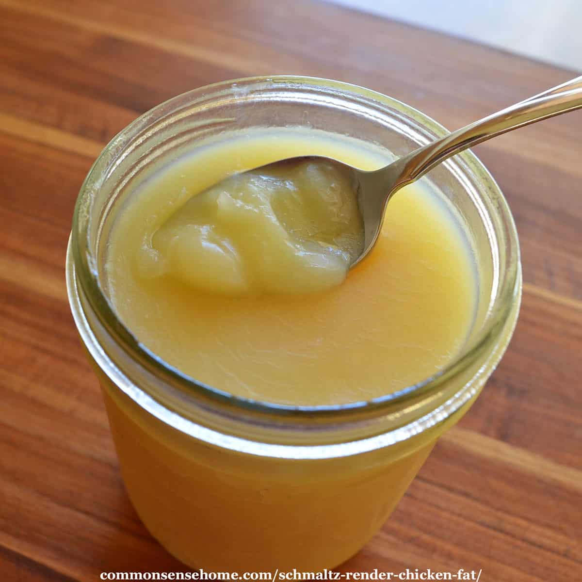 homemade schmaltz