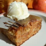 Easy Apple Cake with Caramel Topping