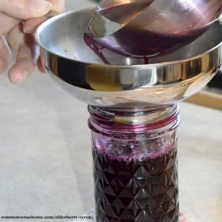 How to Make Elderberry Syrup with Fresh or Dried Berries