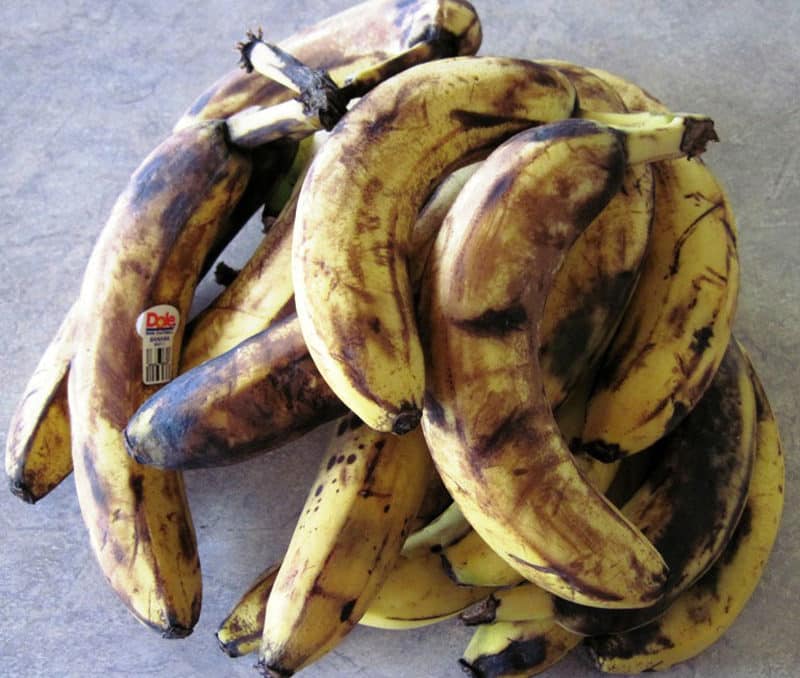 very ripe bananas