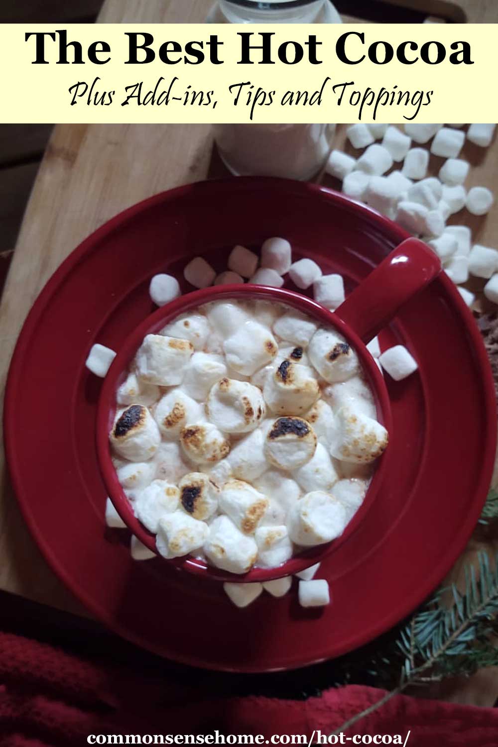 Hot Cocoa From Scratch Recipe, Double Chocolate