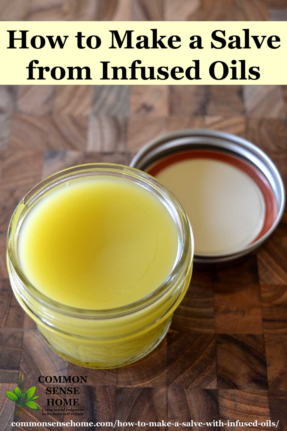 salve from infused oil
