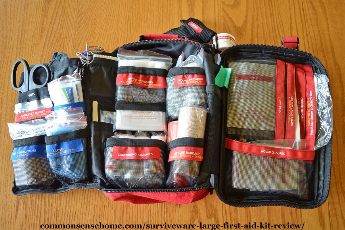  Surviveware Waterproof Premium First Aid Kit for Cars