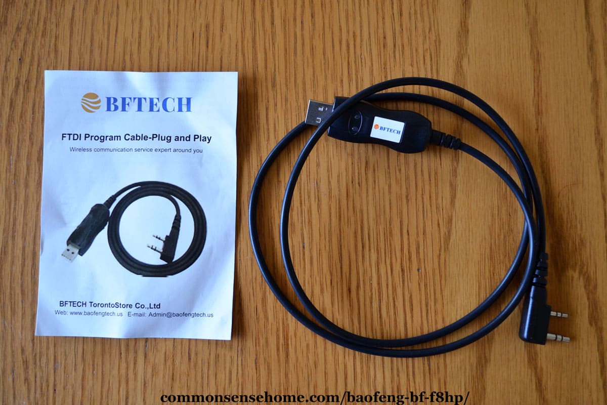 USB programming cable