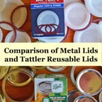 Comparison of Metal Lids and Tattler Lids