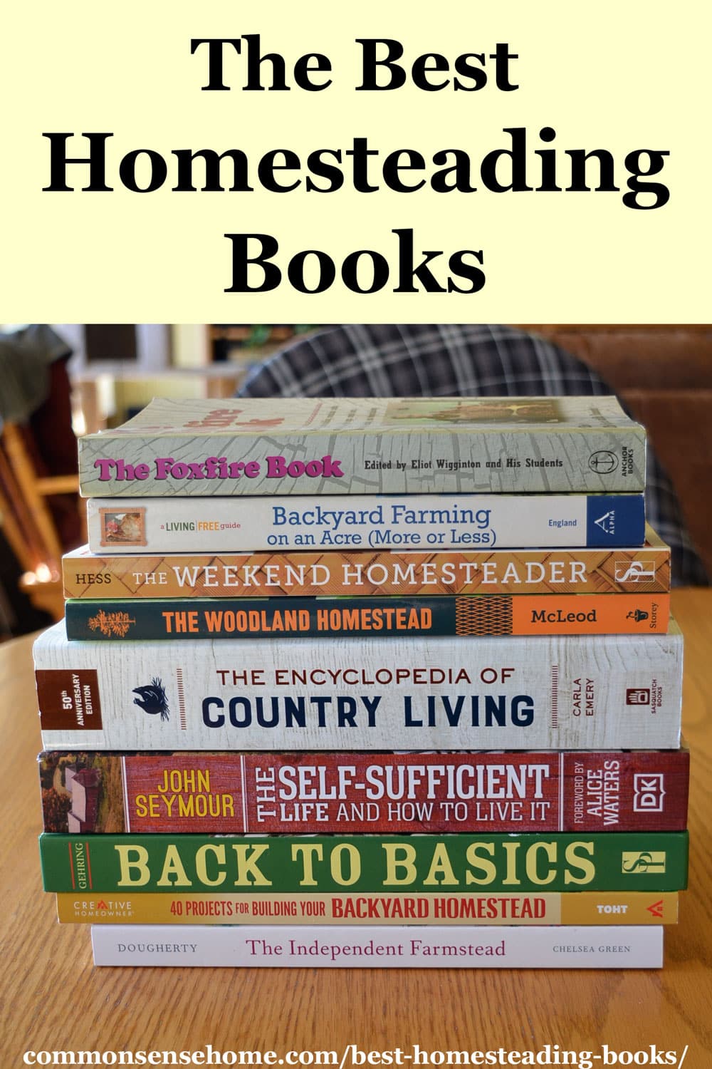 homesteading books