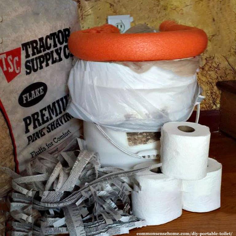 DIY Portable Toilet (Emergency Use Bucket Toilet)