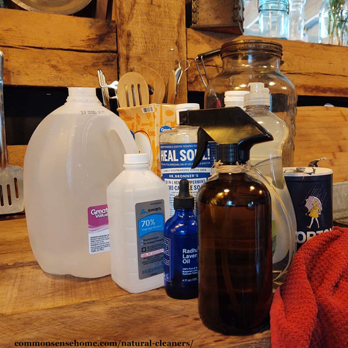 All-Natural DIY Bathroom Cleaner - The House & Homestead