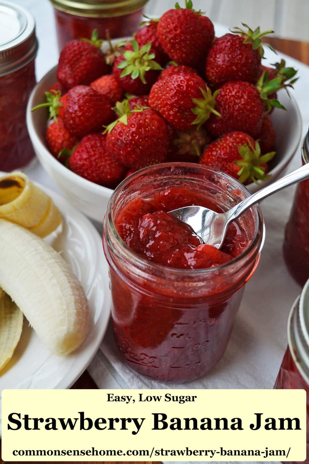 strawberry banana jam