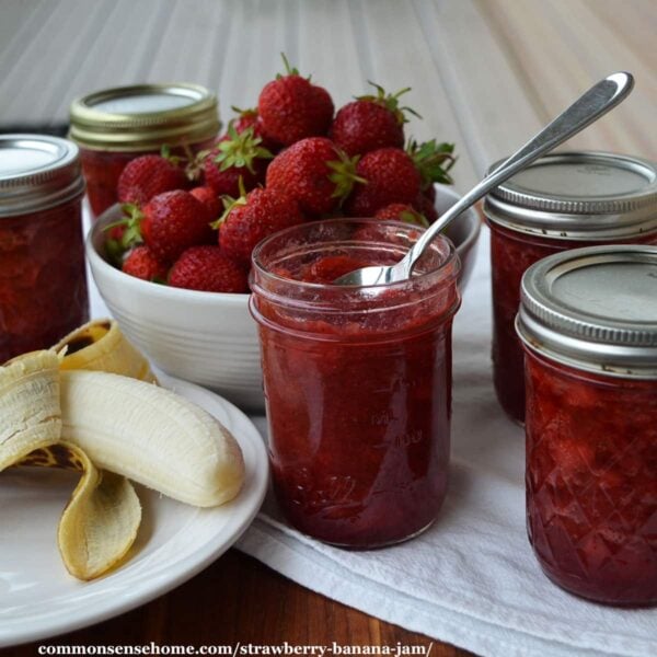 Strawberry Banana Jam Easy Recipe with Less Sugar