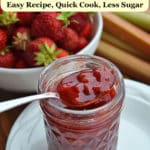homemade strawberry rhubarb jam