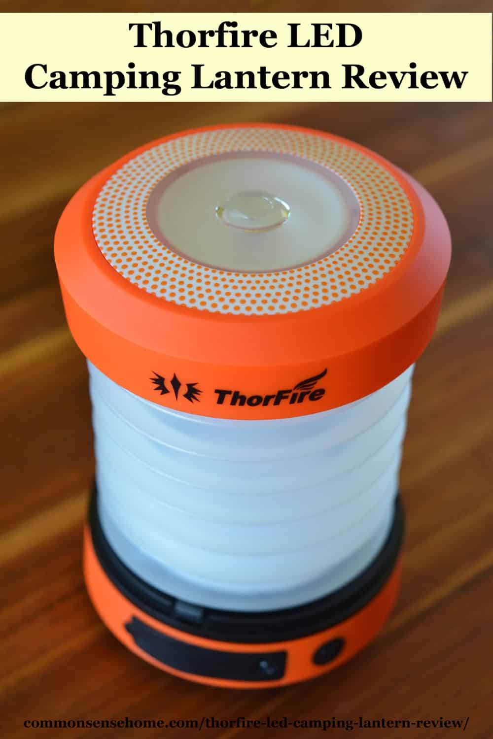 ThorFire Solar LED Camping Lantern