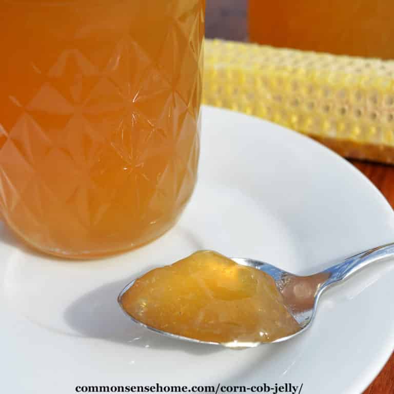 Corn Cob Jelly 2 Ways – Traditional or Less Sugar