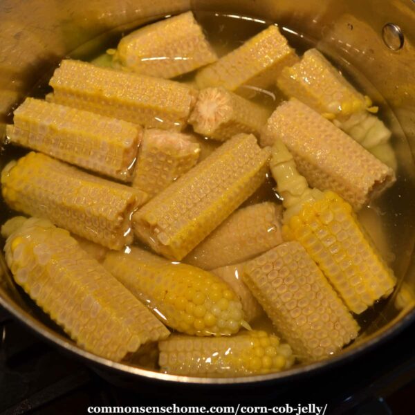Corn Cob Jelly 2 Ways Old Fashioned or Less Sugar