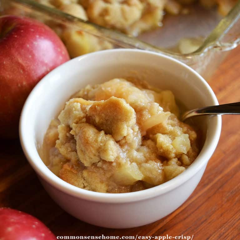 Easy Apple Crisp (without Oats)