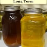 How to store Honey Long TErm