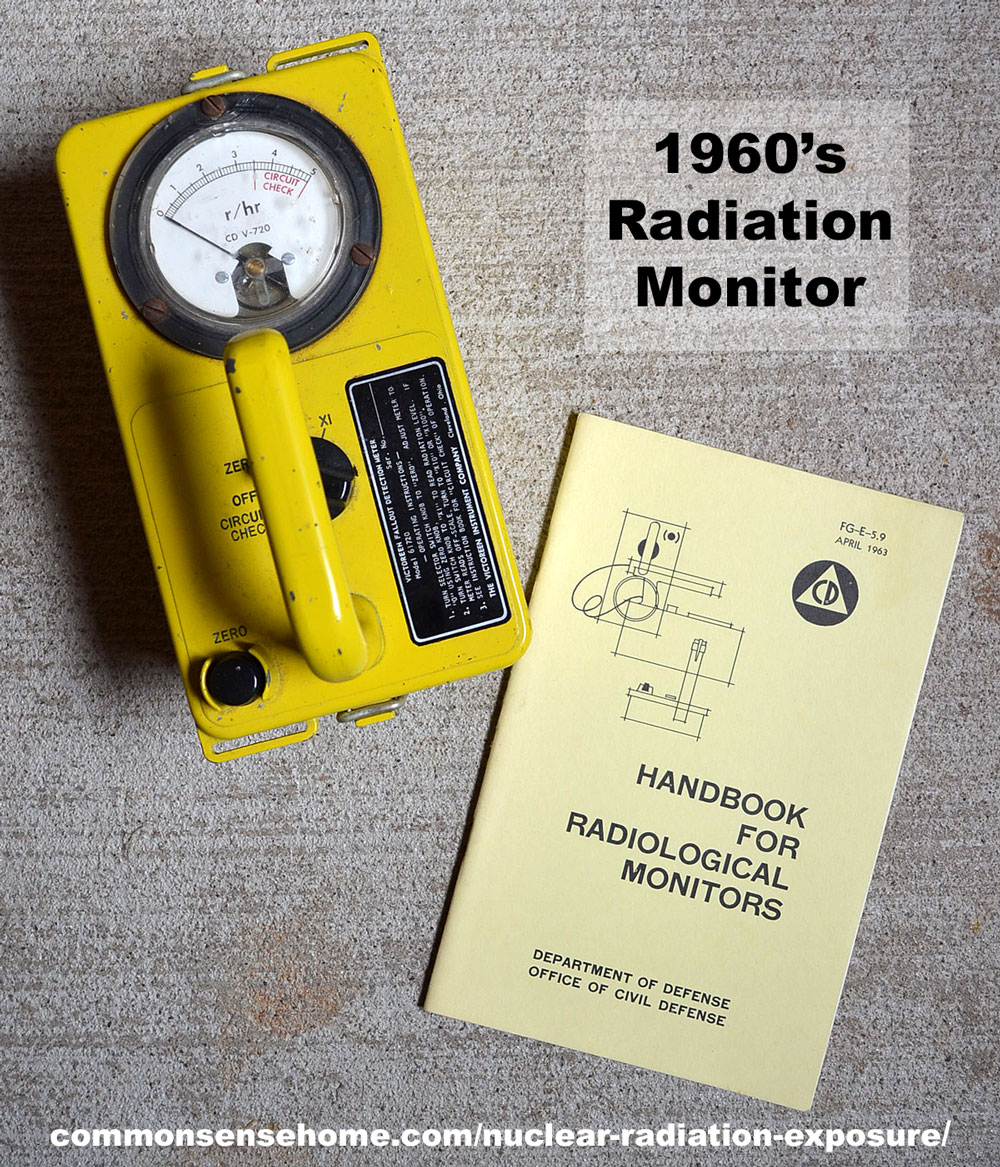 1960's radiation detector (Geiger counter)