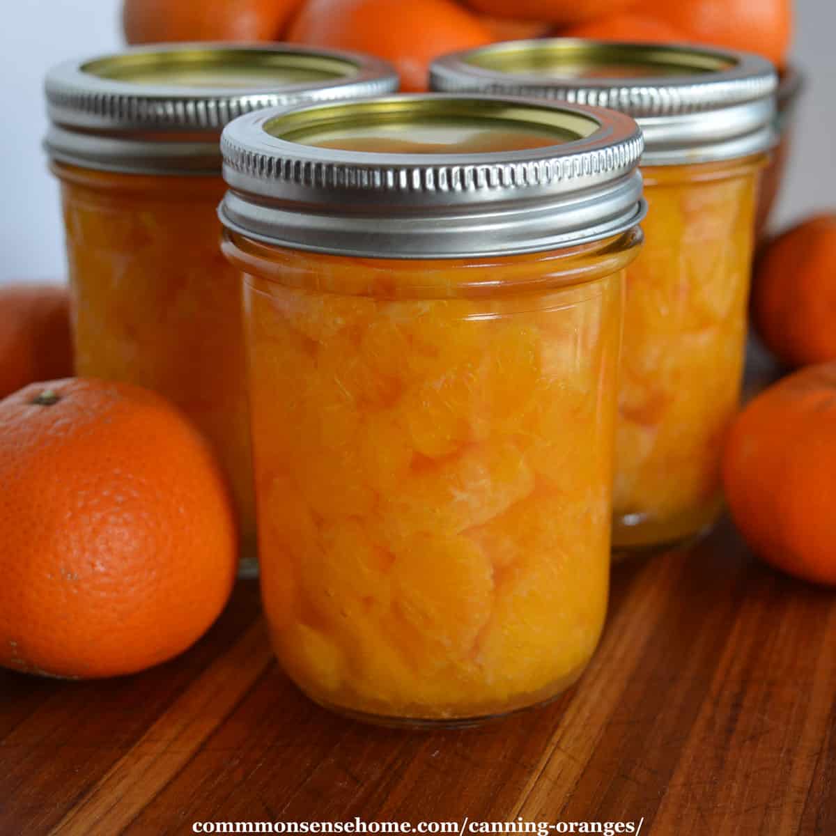 home canned oranges