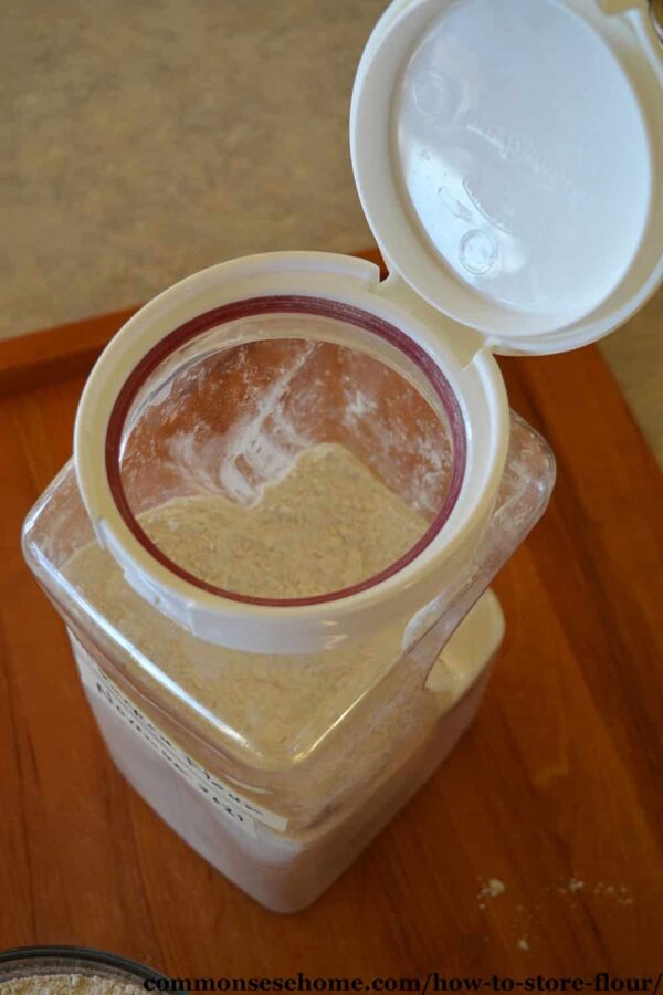 airtight flour storage container