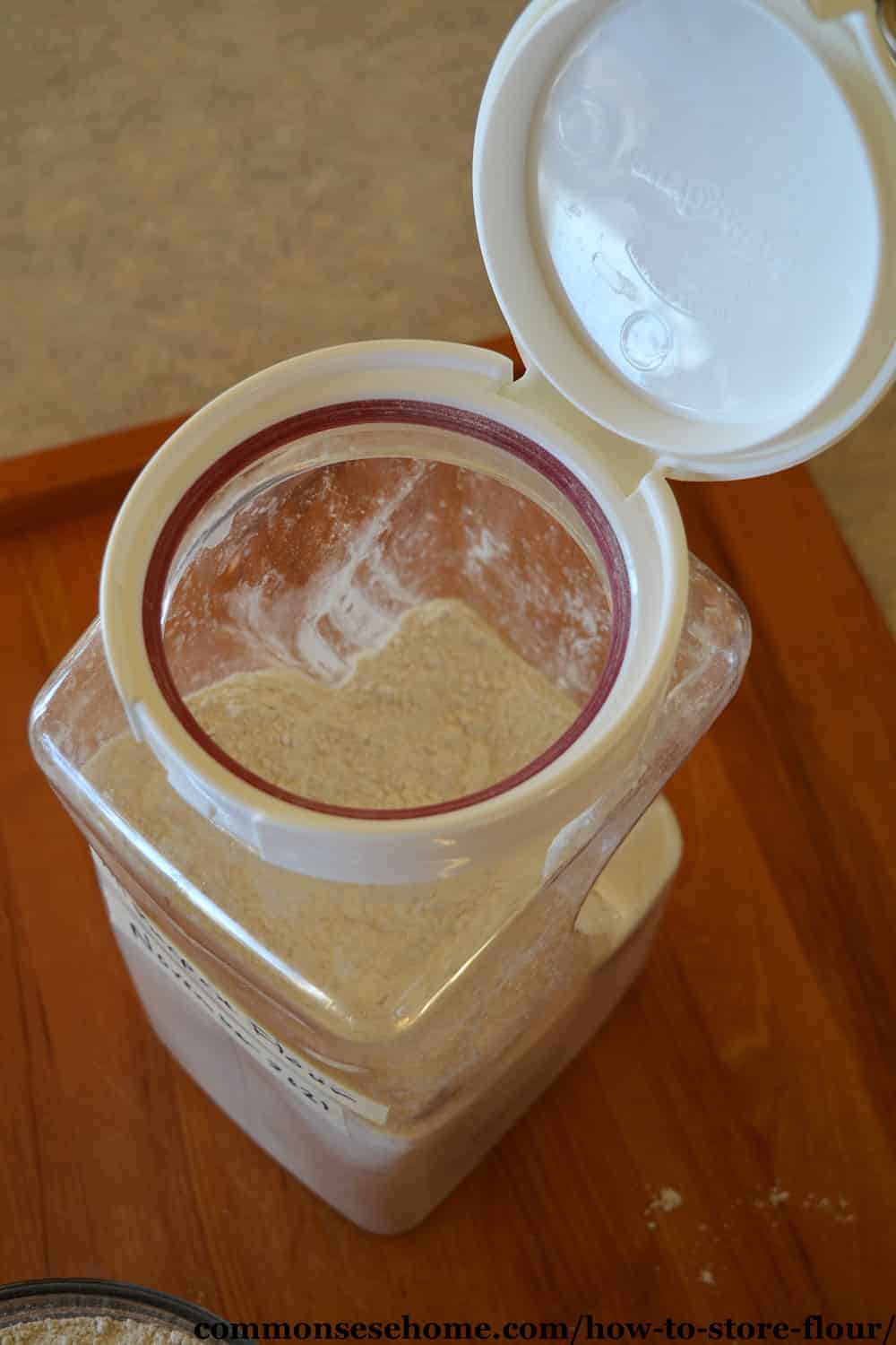 airtight flour storage container