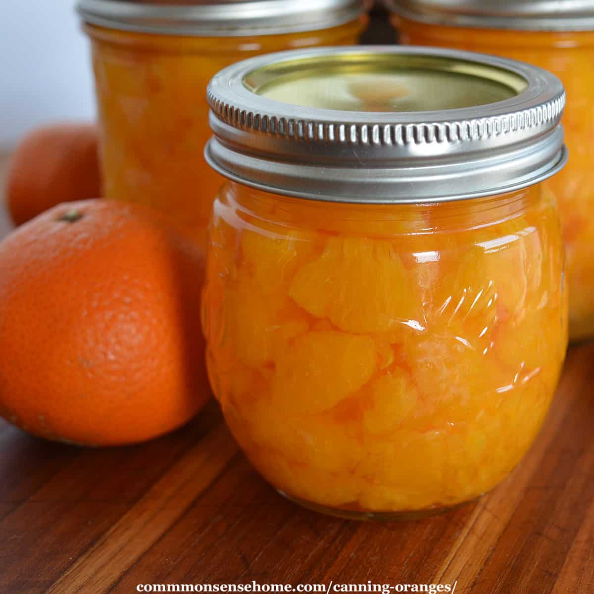 home canned oranges