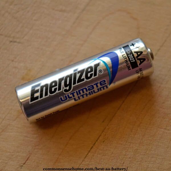 Energizer Ultimate Lithium AA Batteries (1.5V, 3500mAh, 2-Pack) at