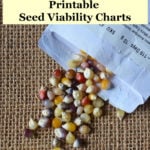 printable seed viability charts