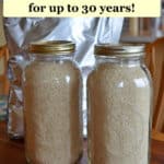How to store rice for up to 30 years