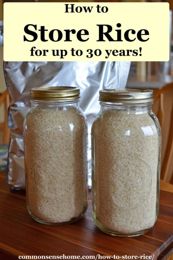 How to Store Rice Long Term (Over 20 Years!)