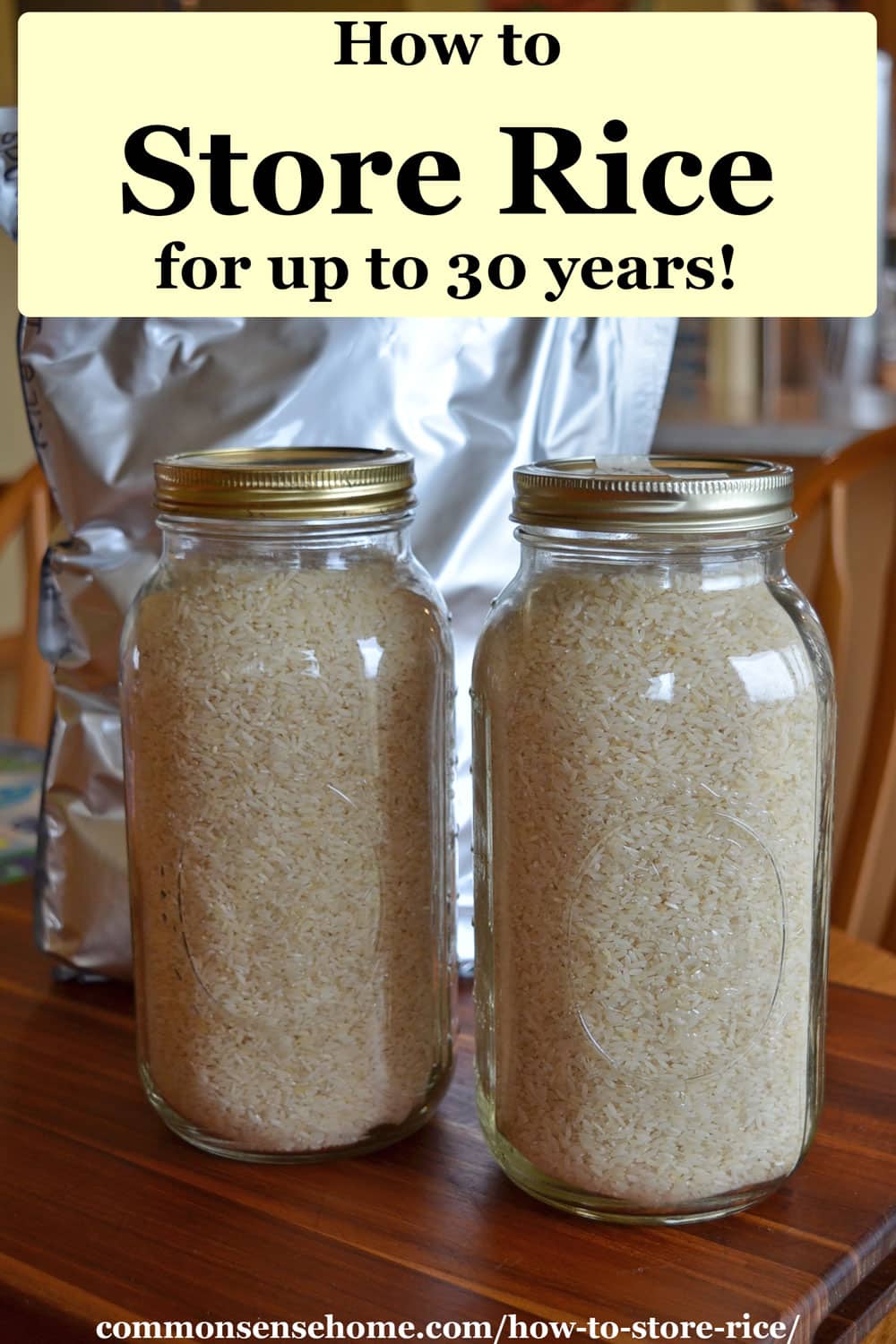 How To Store Rice Long Term Over 20 Years   How To Store Rice Long Term 