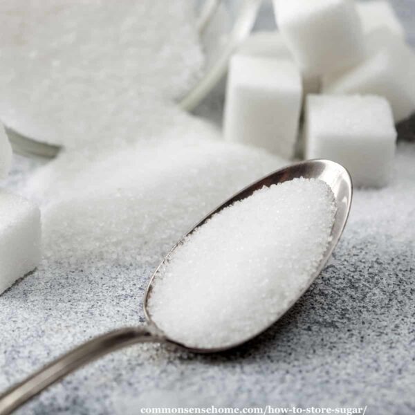 granulated white sugar