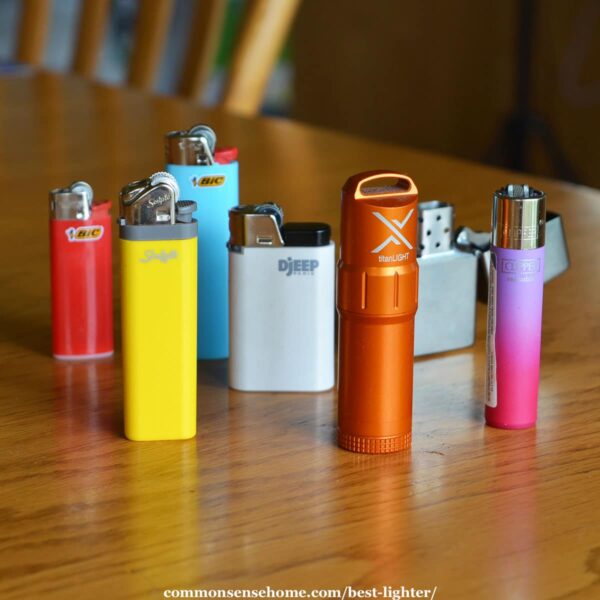 assorted lighters