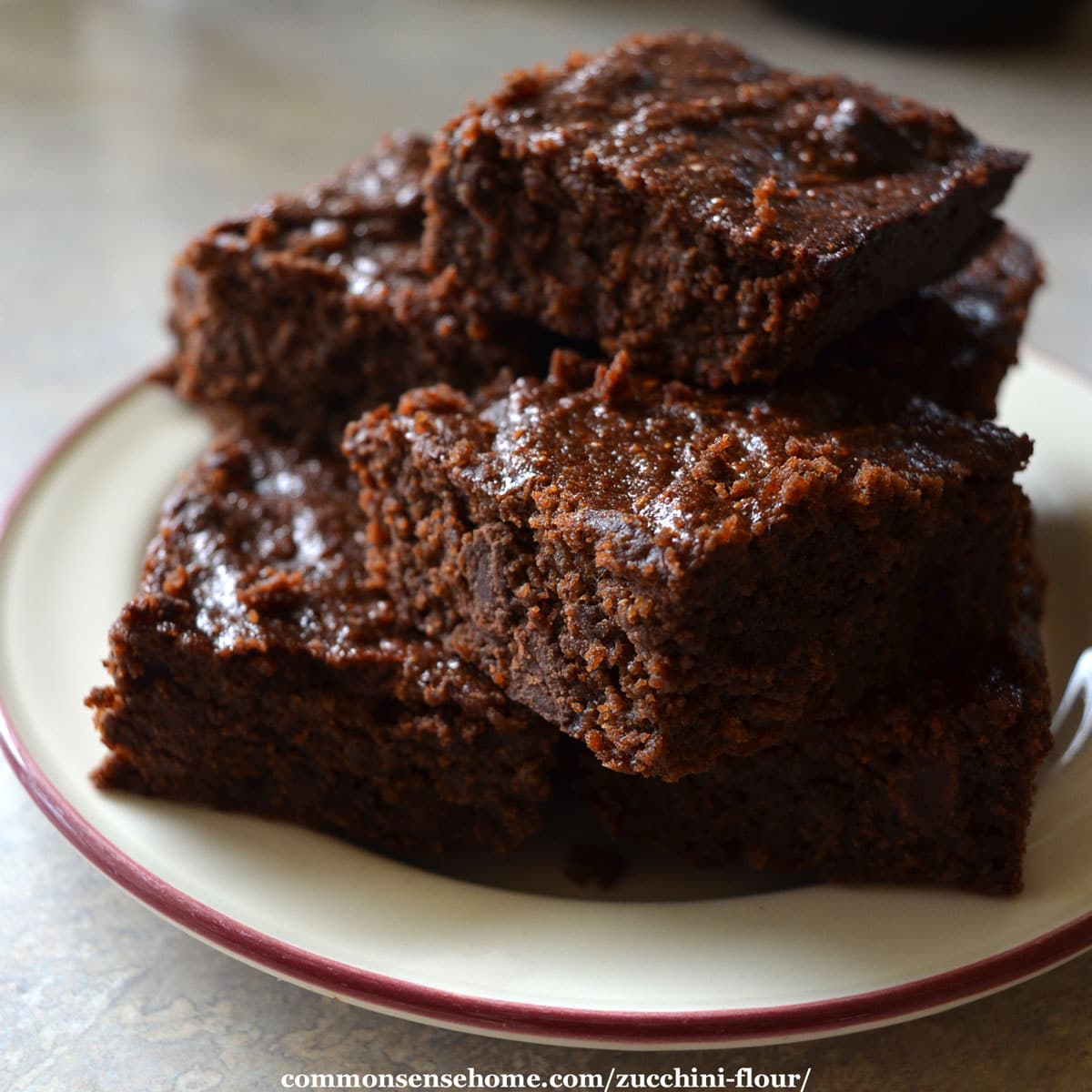 zucchini flour brownies