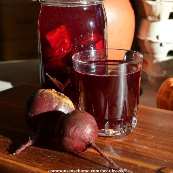 glass of beet kvass