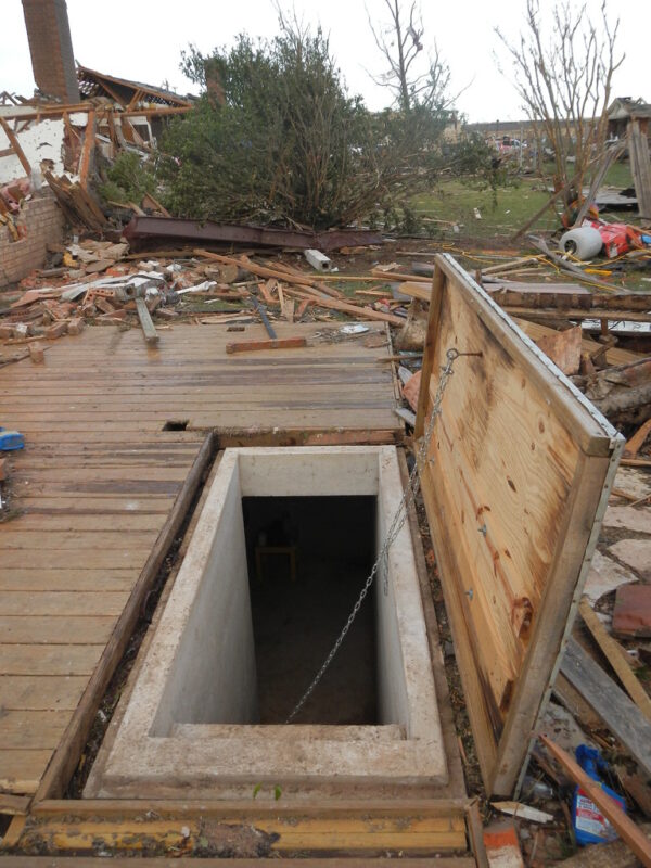 basement tornado shelter