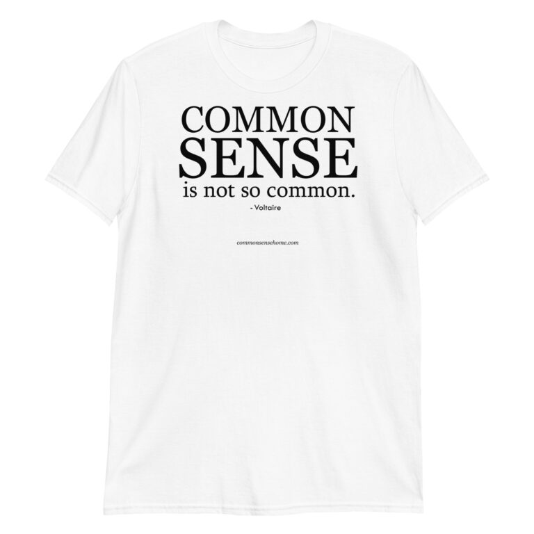 common-sense-is-not-so-common-short-sleeve-unisex-t-shirt