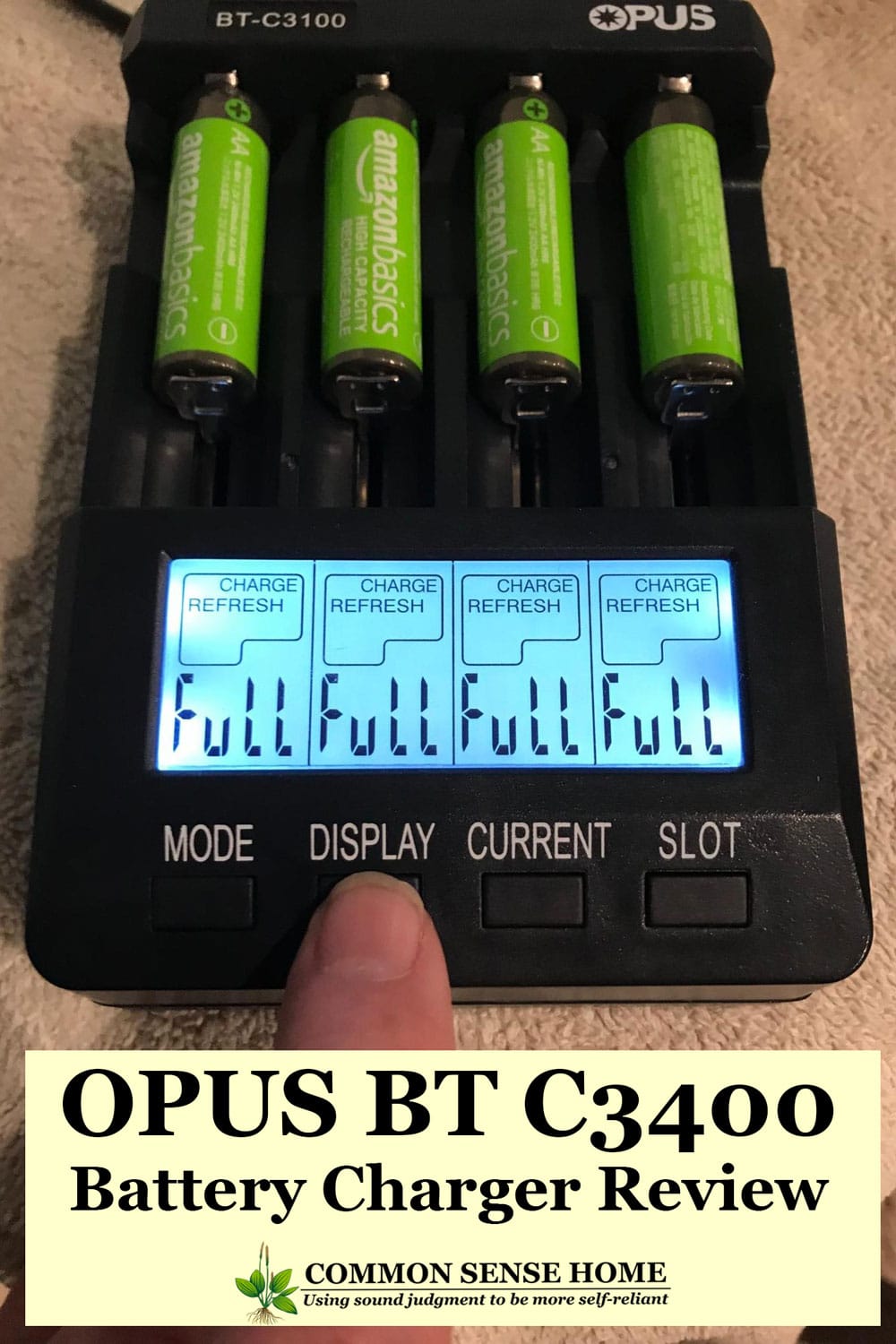 OPUS BT C3400 Battery Charger