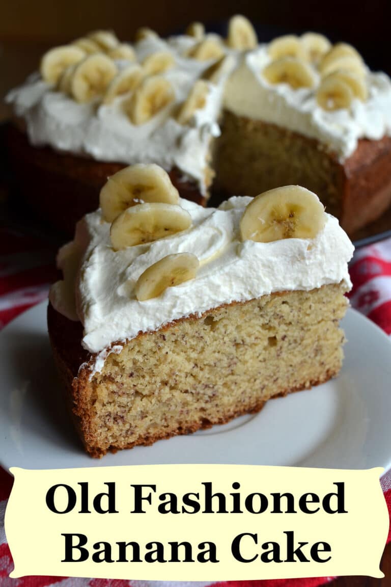 Old Fashioned Banana Cake Recipe And Video