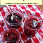 jars of cherry jam