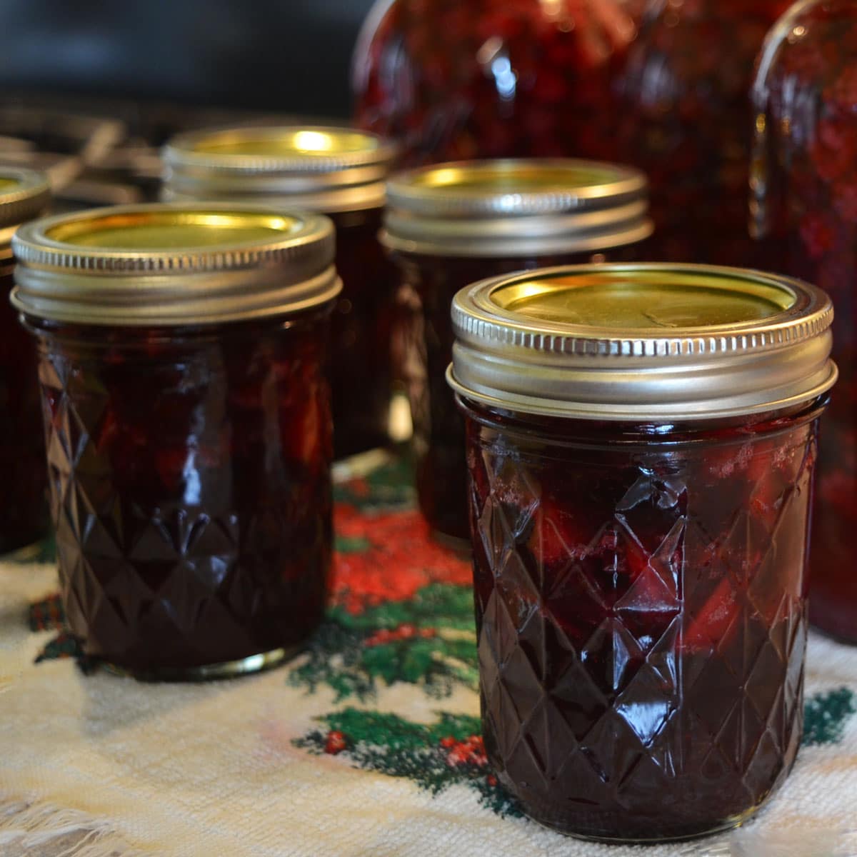 blackberry peach jam