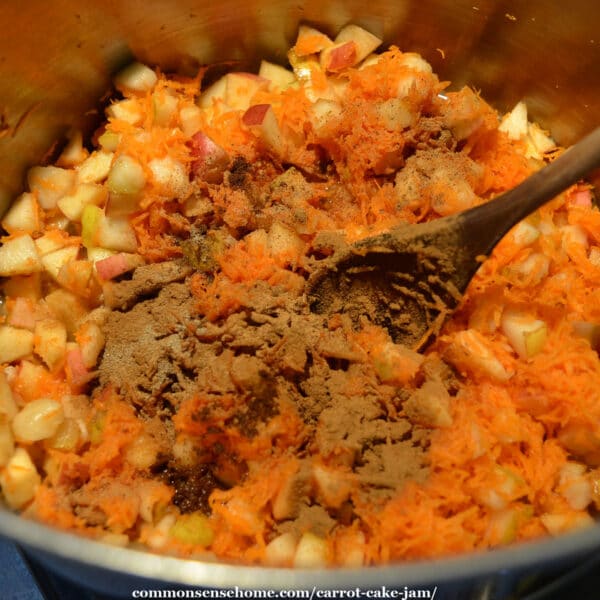 carrot cake jam ingredients