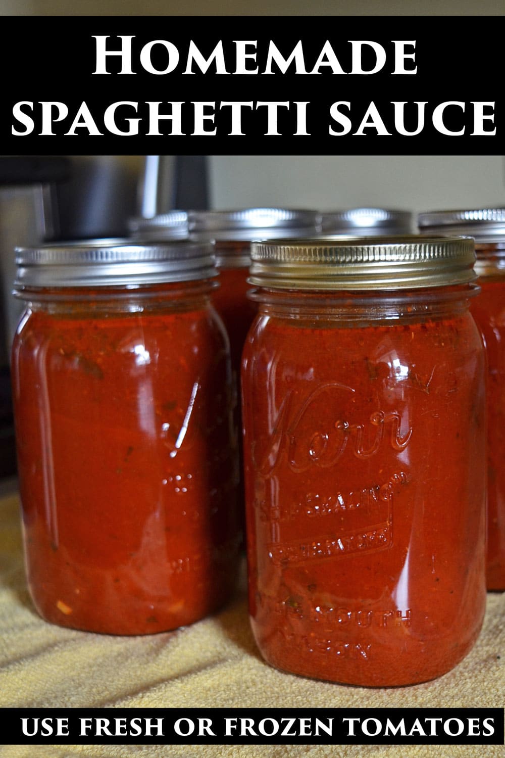 Canning Spaghetti Sauce Canned Spaghetti Sauce Recipe