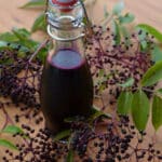 DIY elderberry syrup