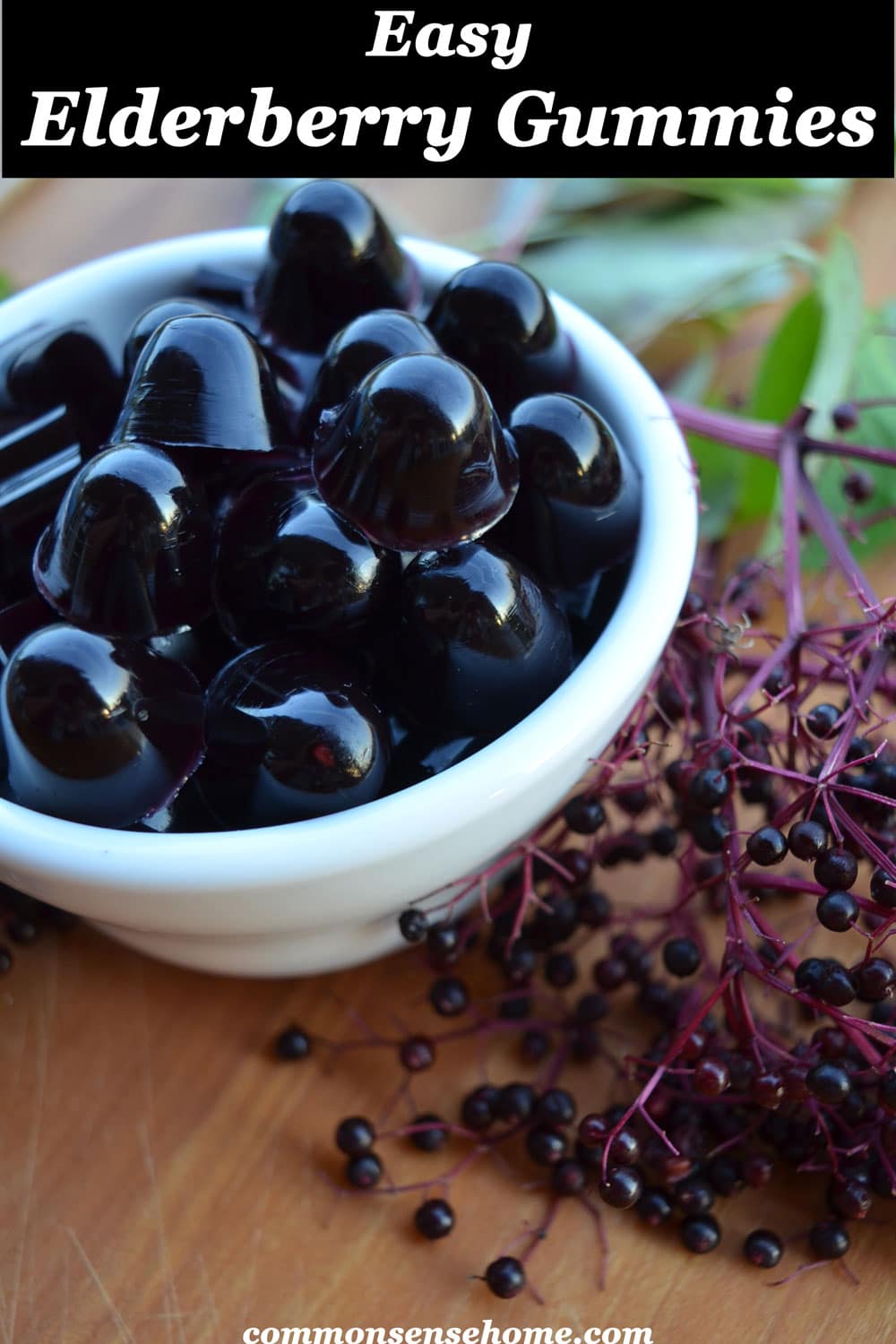 easy elderberry gummies