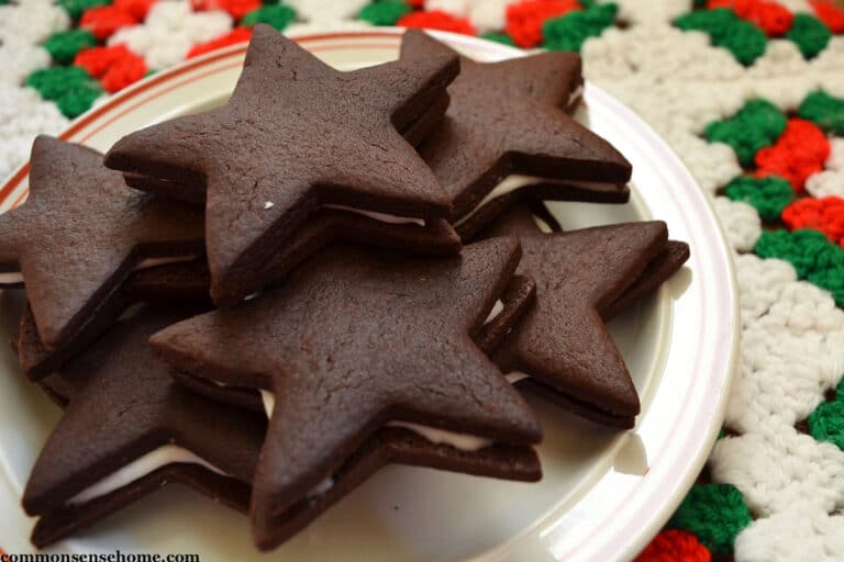 chocolate mint sandwich cookies